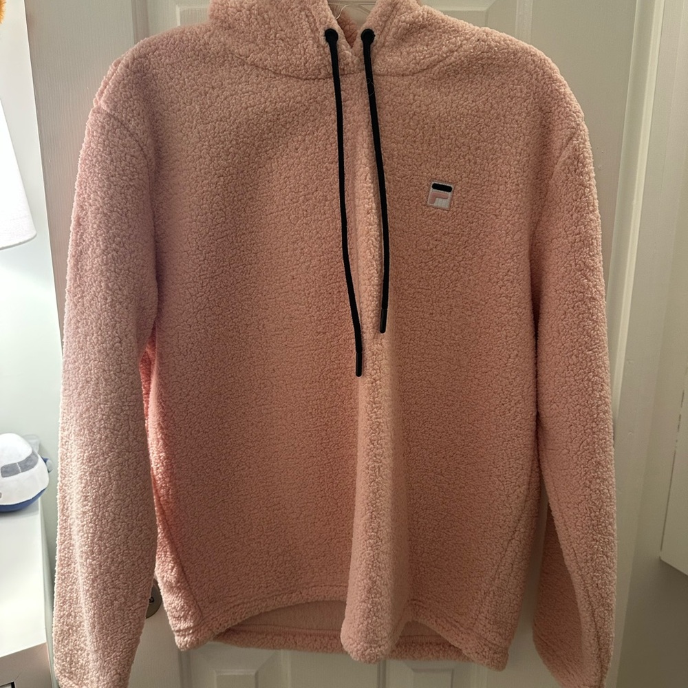 Cozy Pink Sherpa Hoodie
